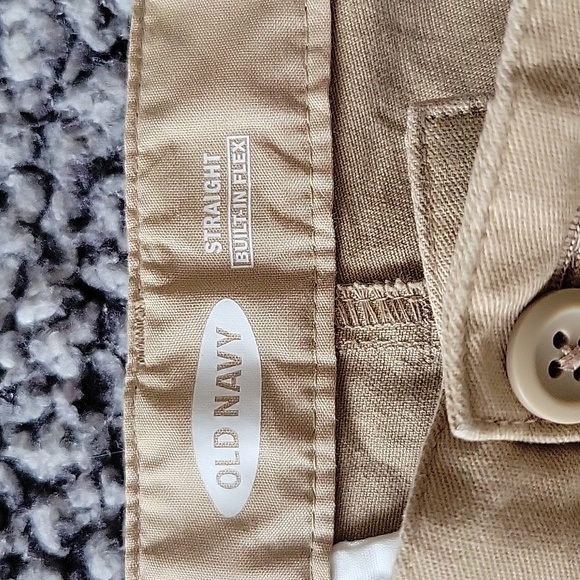 Old Navy Pants Bundle 3 Pairs Khaki Chinos, Blue Jean, Black Jean Boys Size 14 - Picture 4 of 10